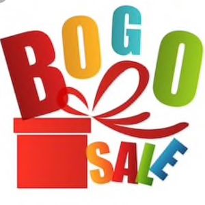 !!!  ENTIRE CLOSET.  !!!
BUY ONE, GET ONE FREE
Limited time only*